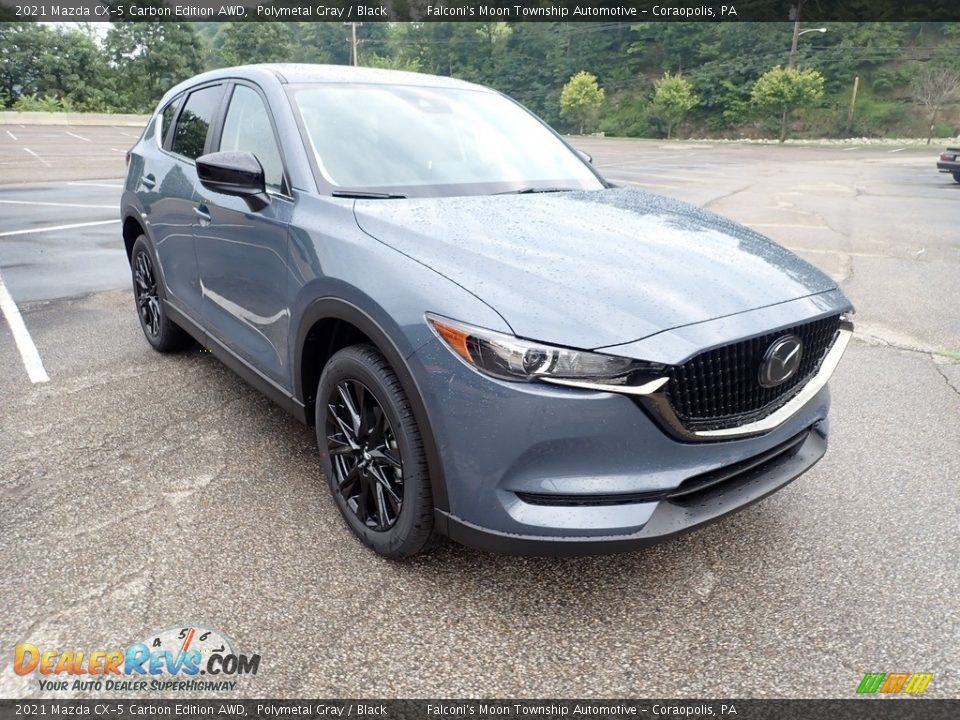 2021 Mazda CX-5 Carbon Edition AWD Polymetal Gray / Black Photo #3