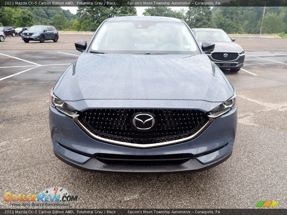 2021 Mazda CX-5 Carbon Edition AWD Polymetal Gray / Black Photo #4