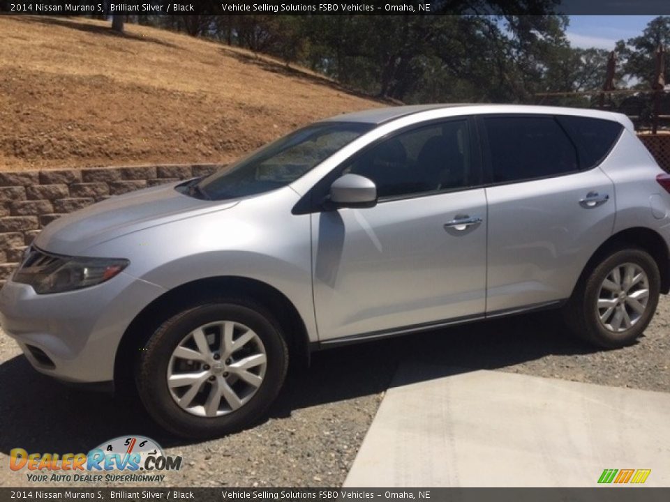 2014 Nissan Murano S Brilliant Silver / Black Photo #1