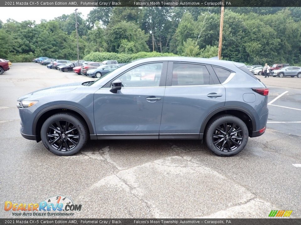 2021 Mazda CX-5 Carbon Edition AWD Polymetal Gray / Black Photo #6