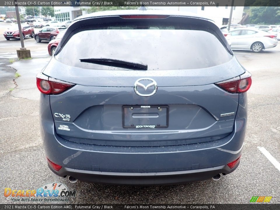 2021 Mazda CX-5 Carbon Edition AWD Polymetal Gray / Black Photo #8