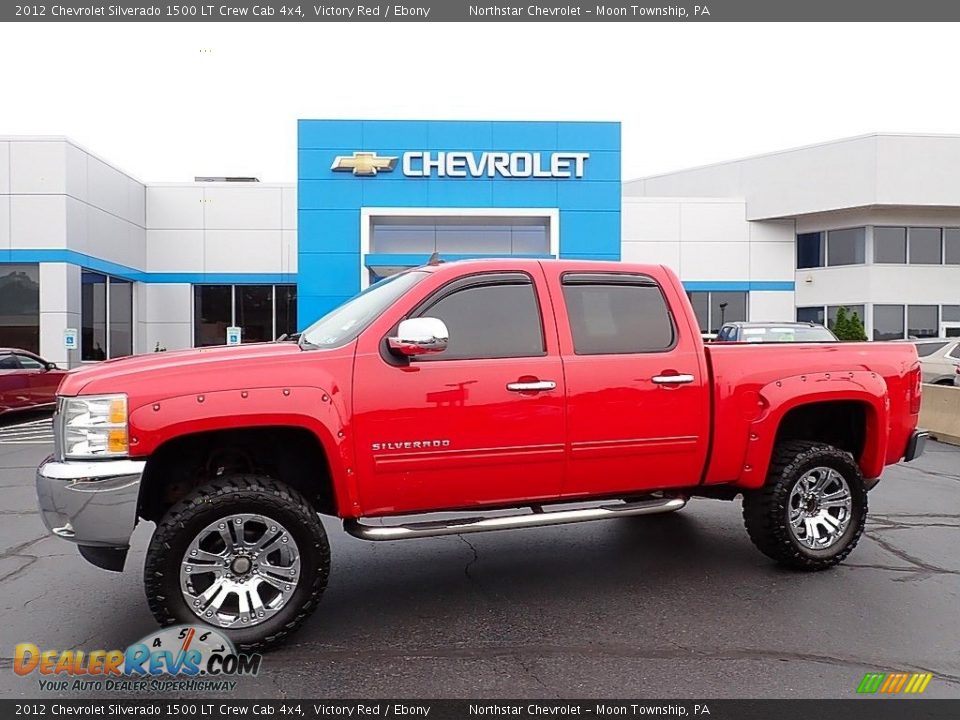 2012 Chevrolet Silverado 1500 LT Crew Cab 4x4 Victory Red / Ebony Photo #1