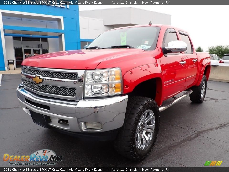 2012 Chevrolet Silverado 1500 LT Crew Cab 4x4 Victory Red / Ebony Photo #2