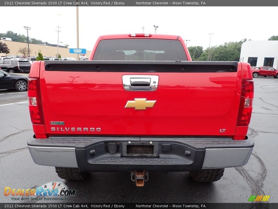 2012 Chevrolet Silverado 1500 LT Crew Cab 4x4 Victory Red / Ebony Photo #6