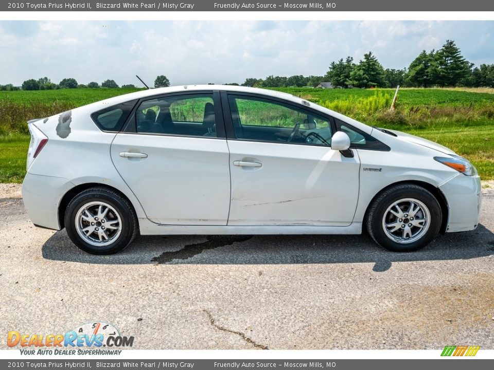 2010 Toyota Prius Hybrid II Blizzard White Pearl / Misty Gray Photo #3