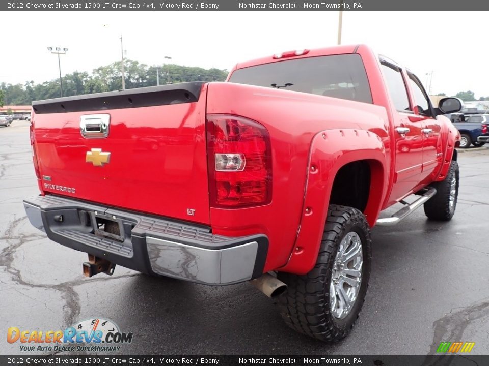 2012 Chevrolet Silverado 1500 LT Crew Cab 4x4 Victory Red / Ebony Photo #7