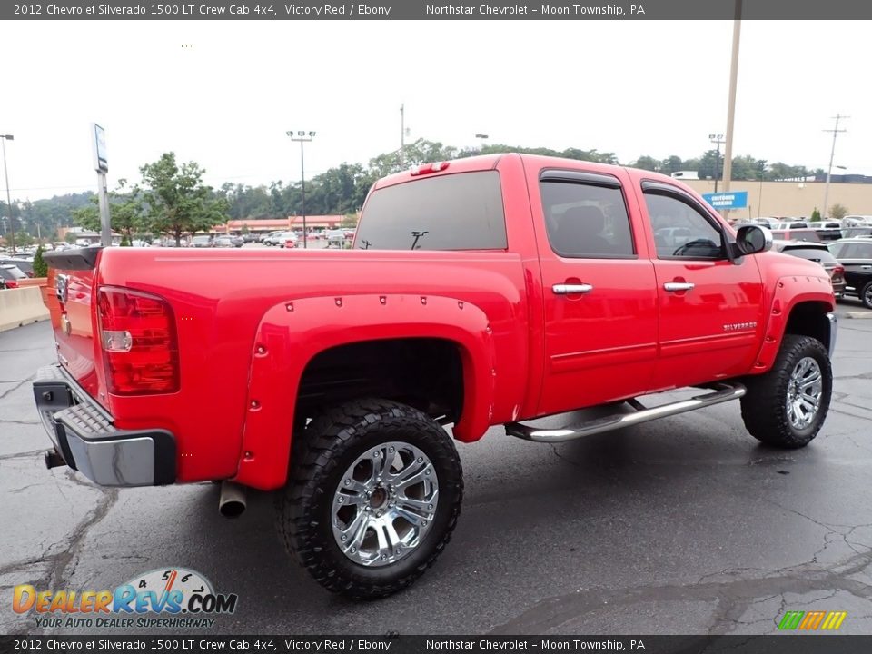 2012 Chevrolet Silverado 1500 LT Crew Cab 4x4 Victory Red / Ebony Photo #8