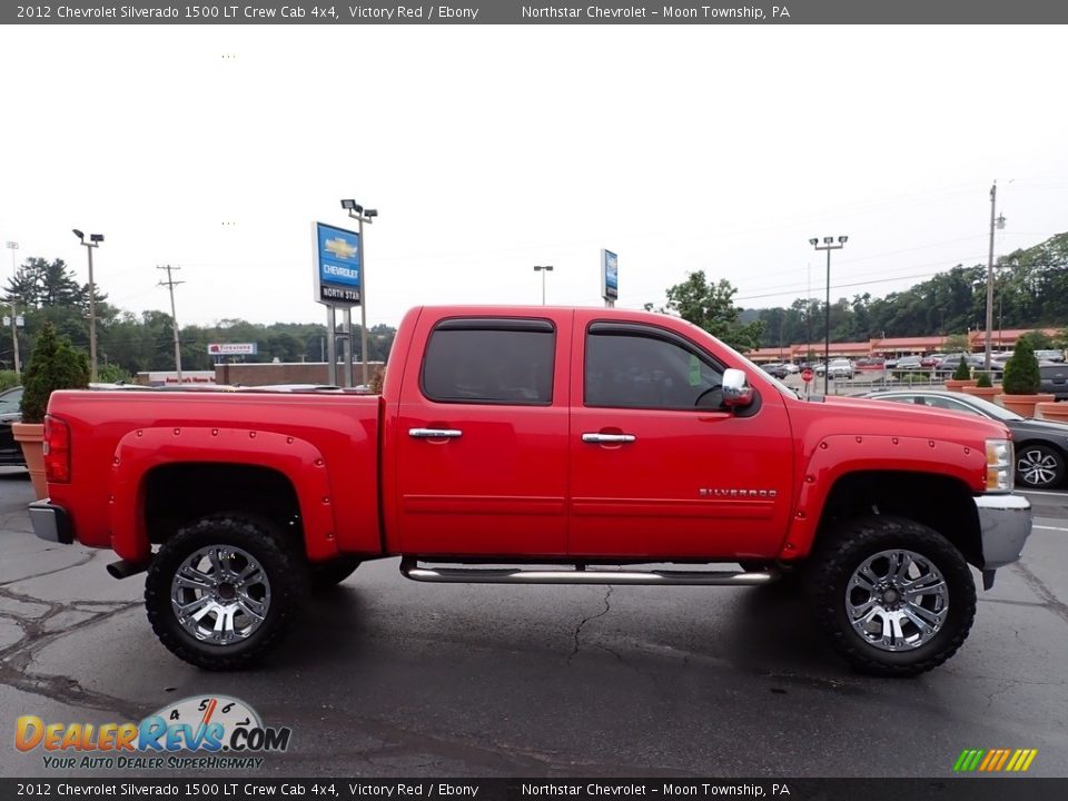 2012 Chevrolet Silverado 1500 LT Crew Cab 4x4 Victory Red / Ebony Photo #9