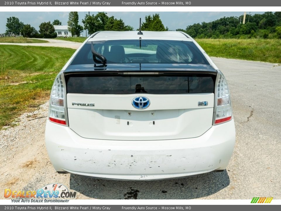 2010 Toyota Prius Hybrid II Blizzard White Pearl / Misty Gray Photo #5