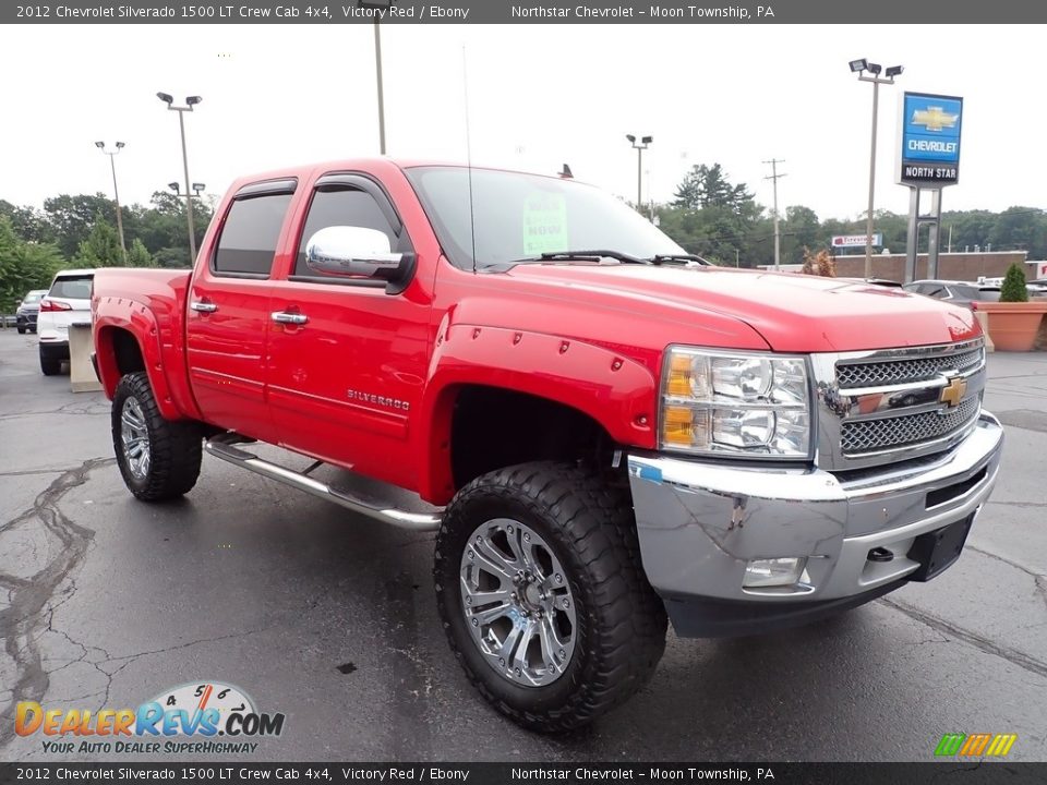 2012 Chevrolet Silverado 1500 LT Crew Cab 4x4 Victory Red / Ebony Photo #10