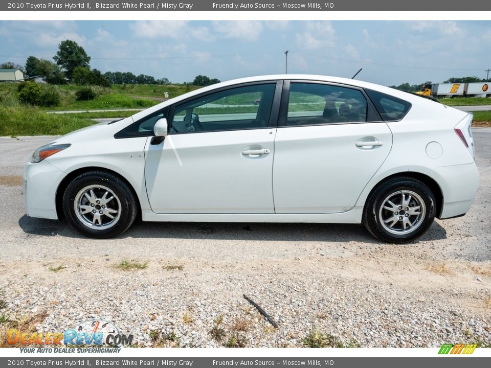 2010 Toyota Prius Hybrid II Blizzard White Pearl / Misty Gray Photo #7