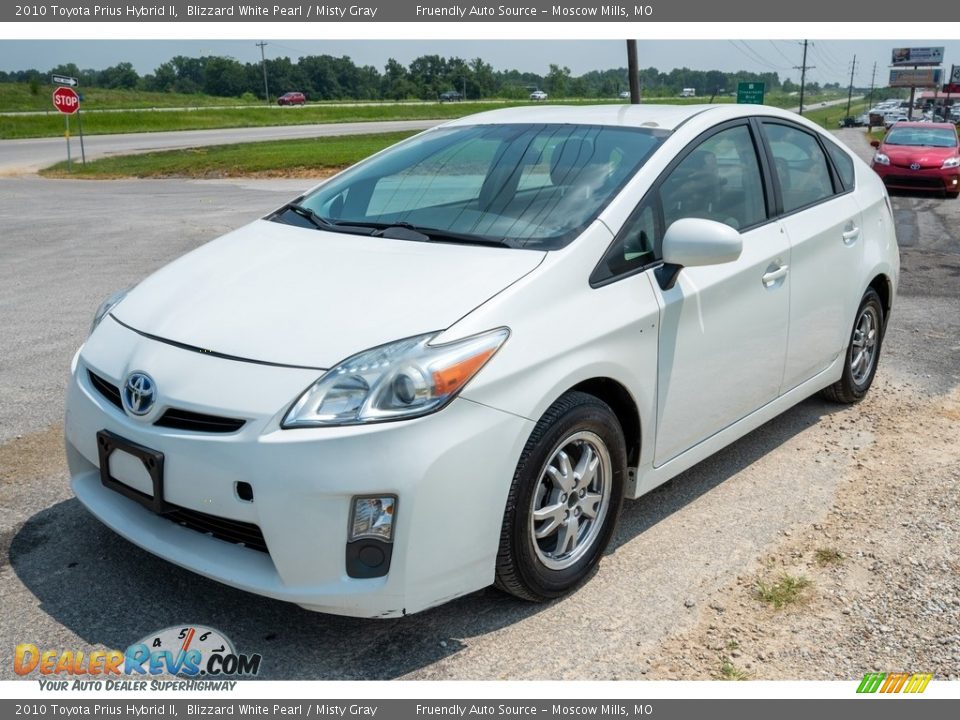 2010 Toyota Prius Hybrid II Blizzard White Pearl / Misty Gray Photo #8