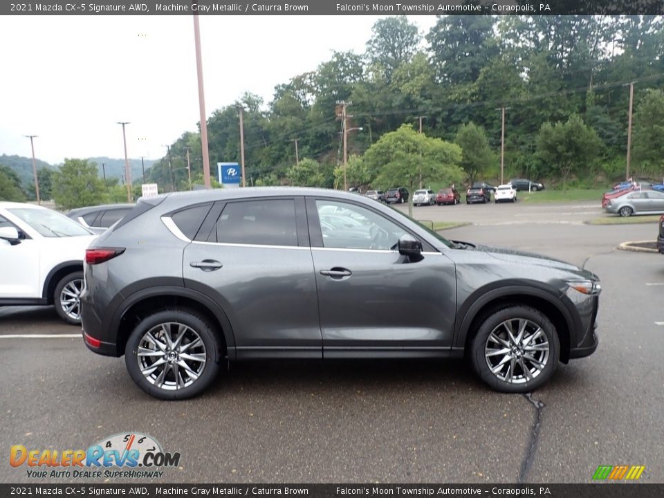 Machine Gray Metallic 2021 Mazda CX-5 Signature AWD Photo #1