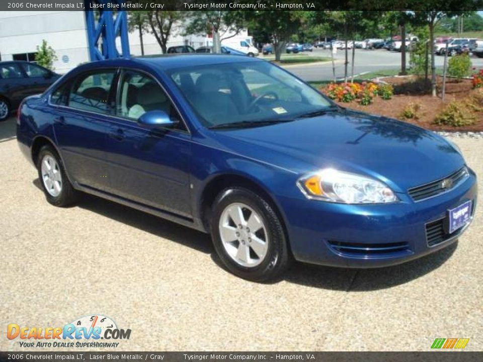 2006 Chevrolet Impala LT Laser Blue Metallic / Gray Photo #6