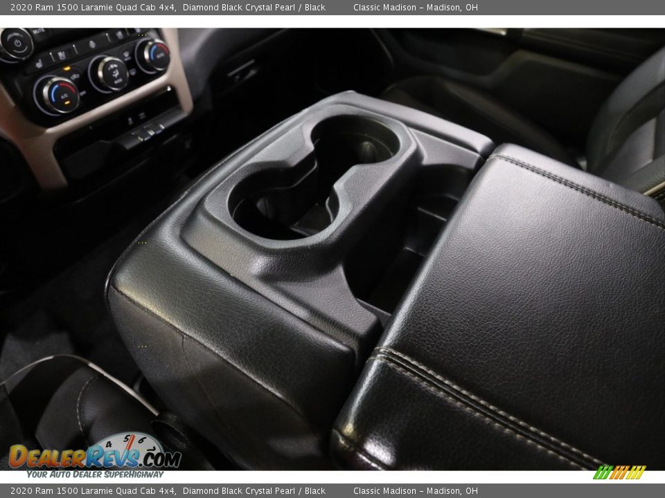 2020 Ram 1500 Laramie Quad Cab 4x4 Diamond Black Crystal Pearl / Black Photo #15