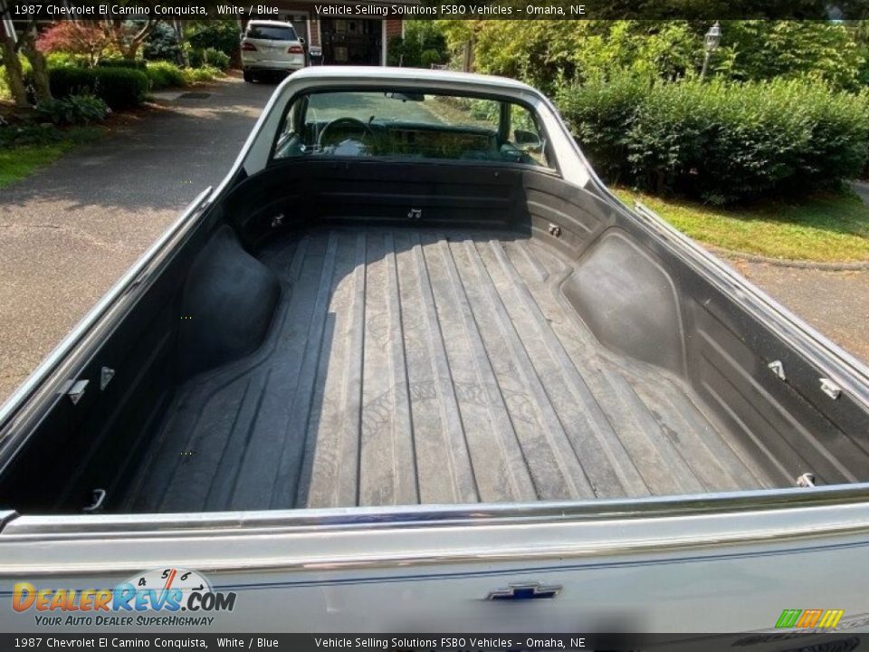 1987 Chevrolet El Camino Conquista White / Blue Photo #9