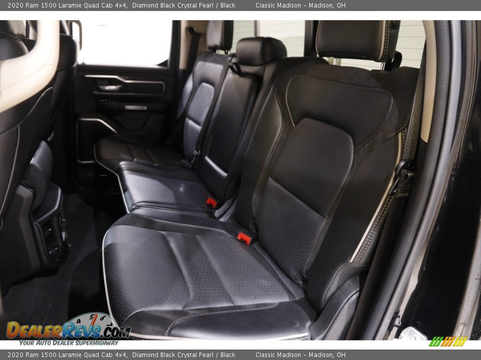 2020 Ram 1500 Laramie Quad Cab 4x4 Diamond Black Crystal Pearl / Black Photo #18