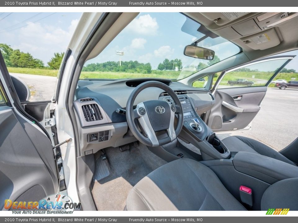 2010 Toyota Prius Hybrid II Blizzard White Pearl / Misty Gray Photo #18