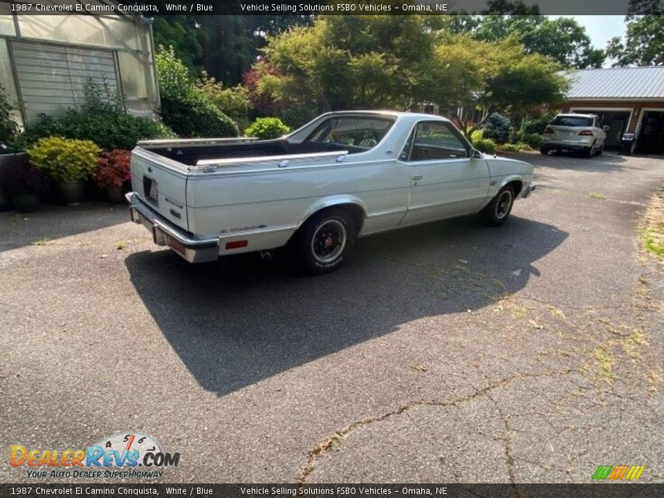 1987 Chevrolet El Camino Conquista White / Blue Photo #12