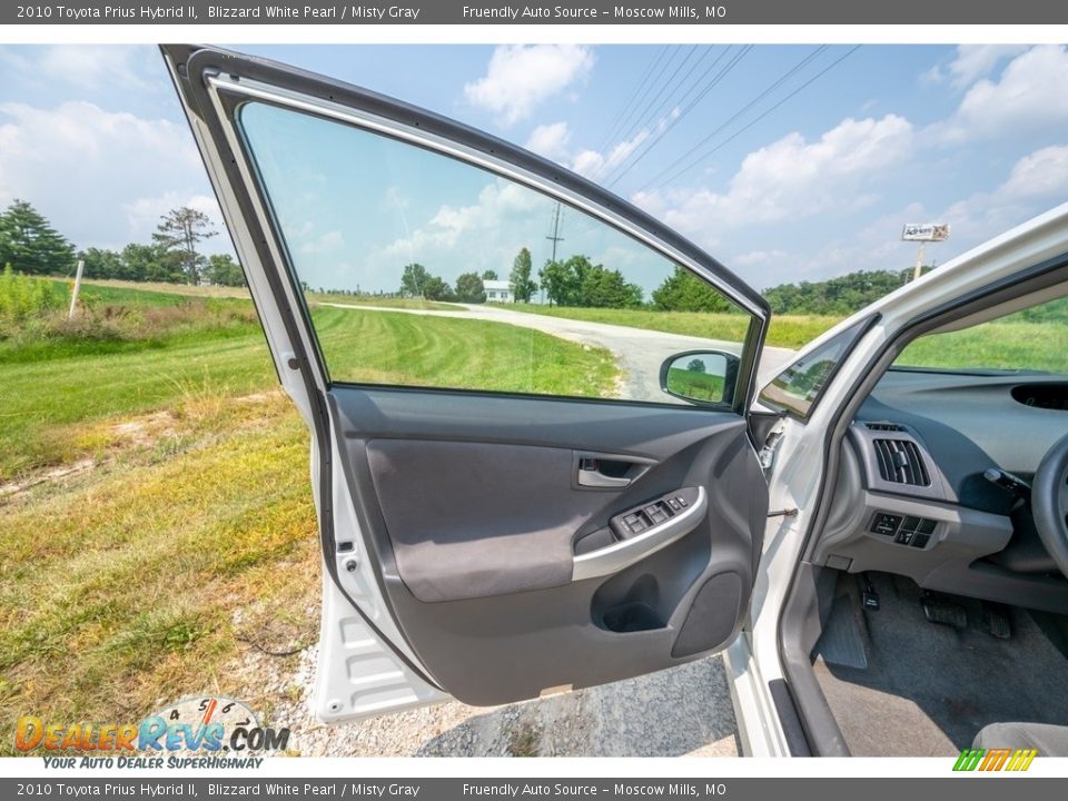 2010 Toyota Prius Hybrid II Blizzard White Pearl / Misty Gray Photo #19