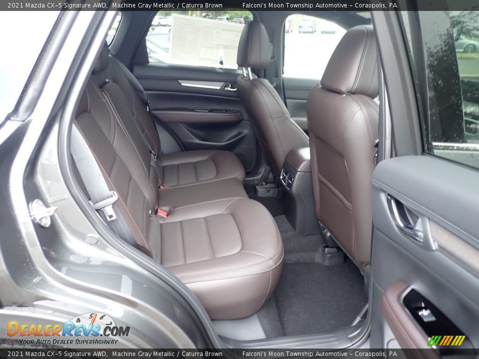 Rear Seat of 2021 Mazda CX-5 Signature AWD Photo #10