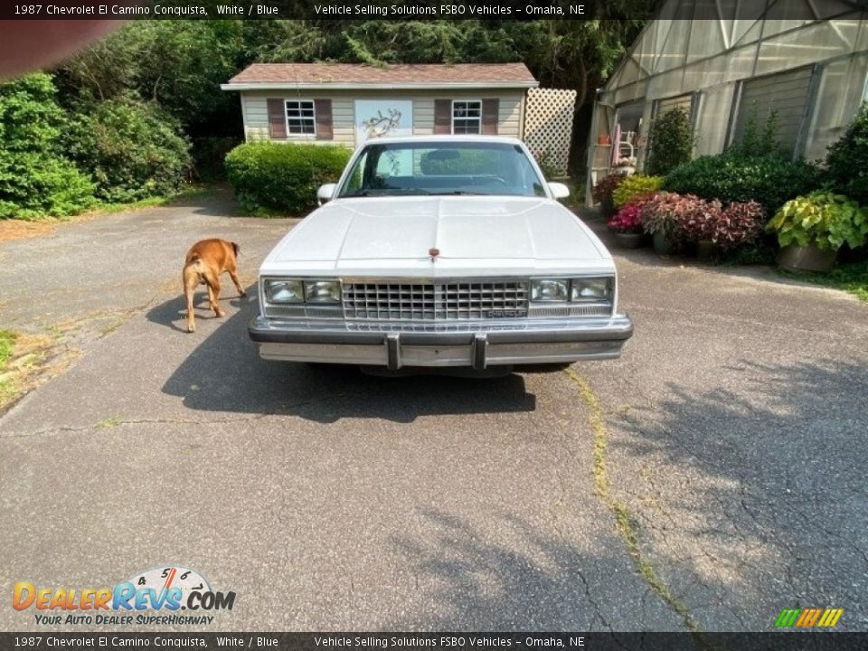 1987 Chevrolet El Camino Conquista White / Blue Photo #14