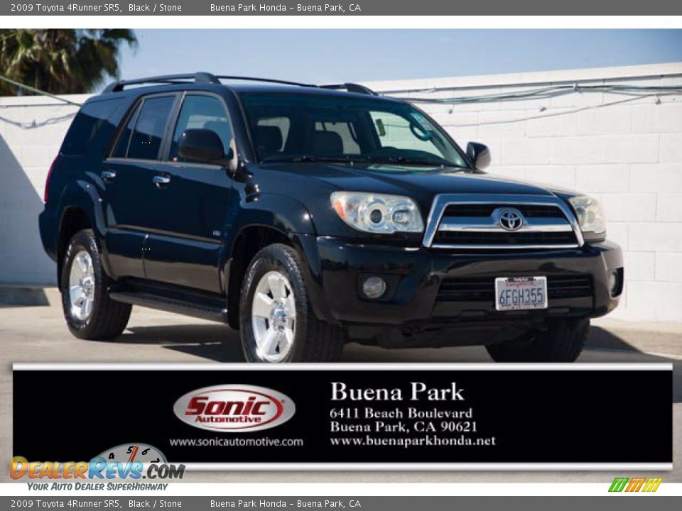 2009 Toyota 4Runner SR5 Black / Stone Photo #1