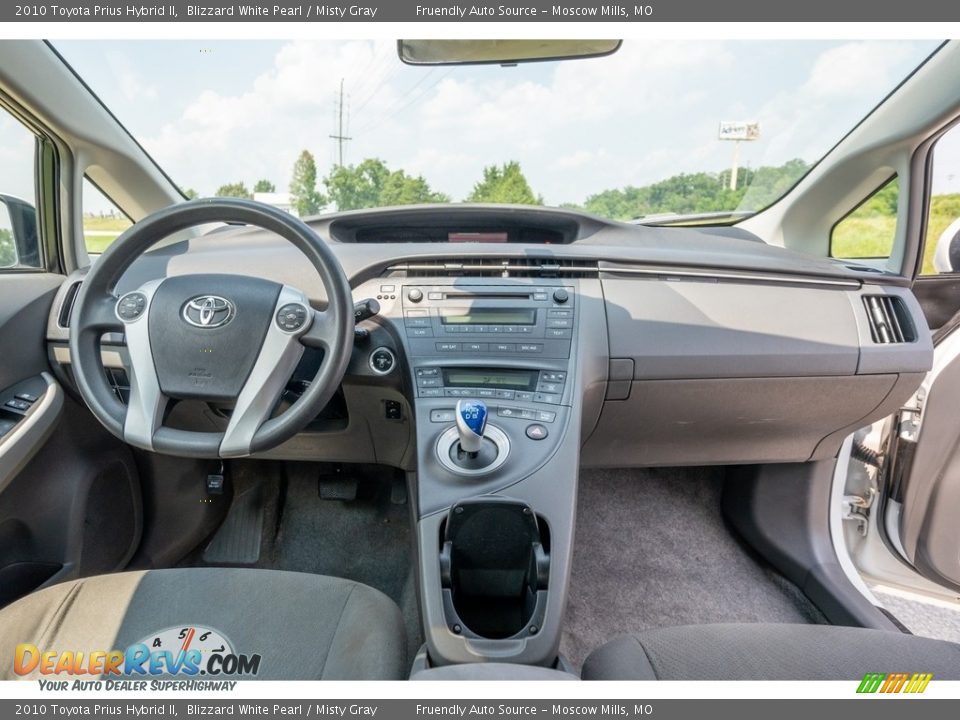 2010 Toyota Prius Hybrid II Blizzard White Pearl / Misty Gray Photo #29