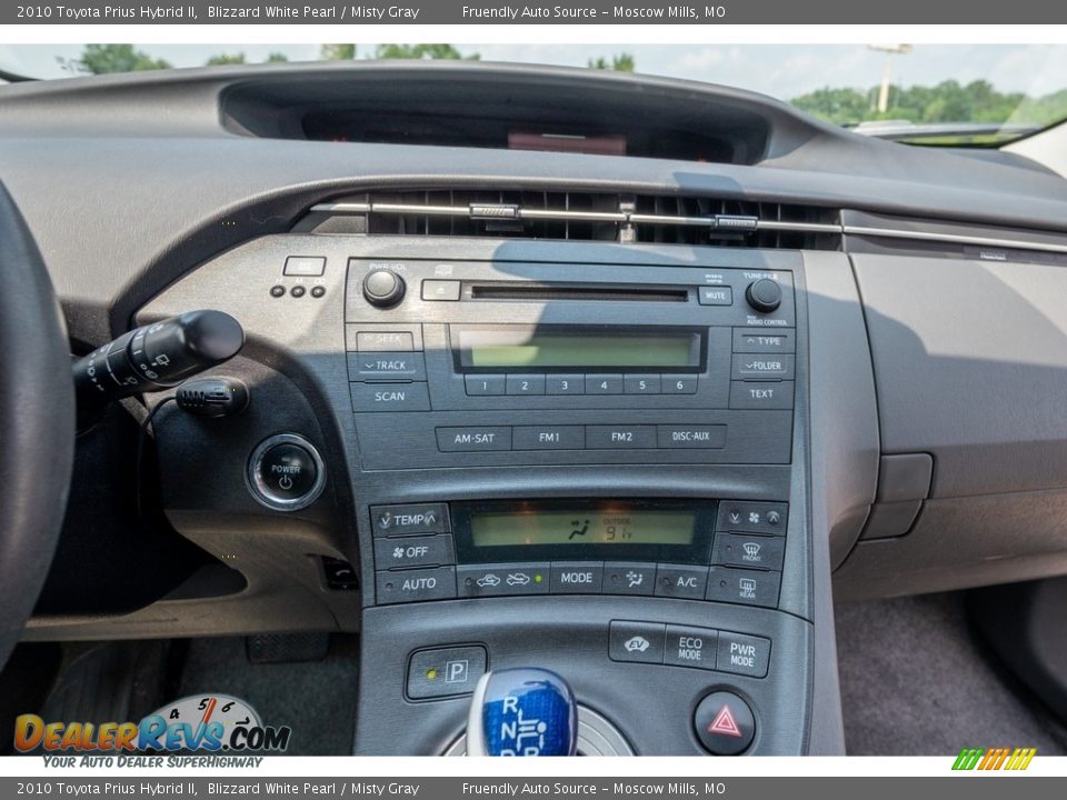 2010 Toyota Prius Hybrid II Blizzard White Pearl / Misty Gray Photo #30