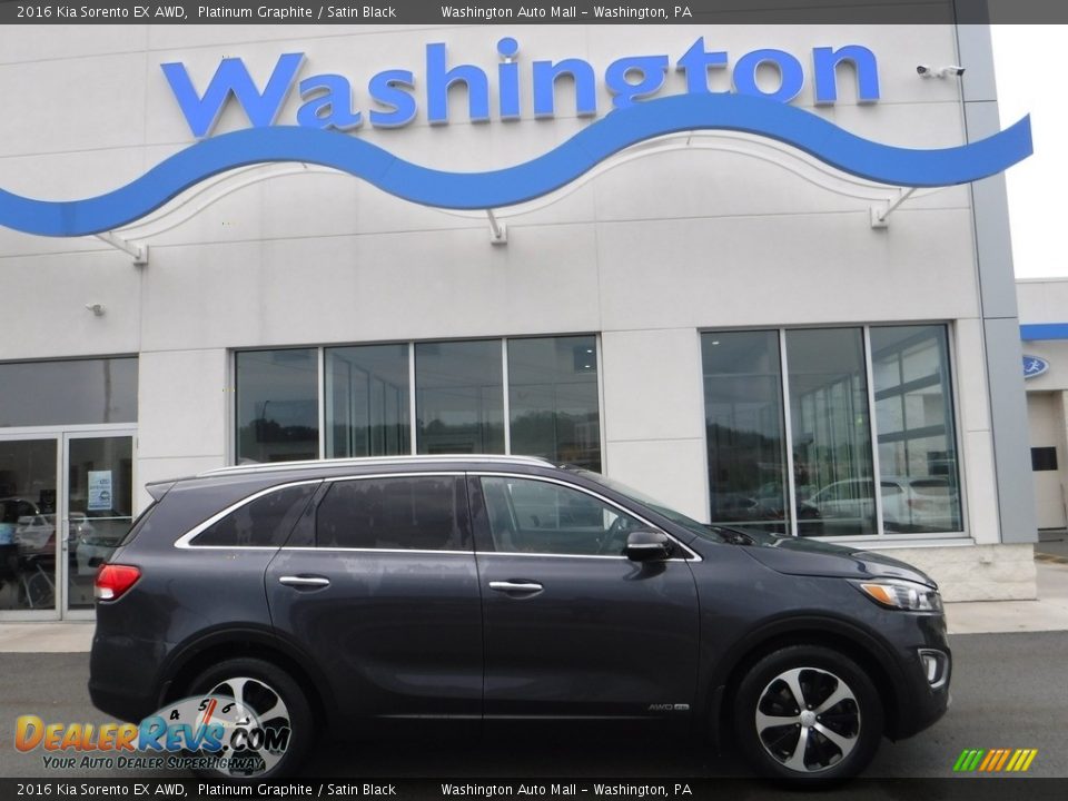 2016 Kia Sorento EX AWD Platinum Graphite / Satin Black Photo #1