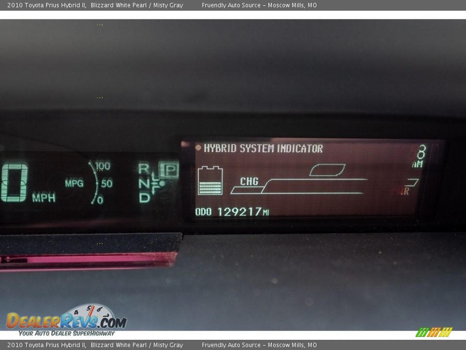 2010 Toyota Prius Hybrid II Blizzard White Pearl / Misty Gray Photo #34