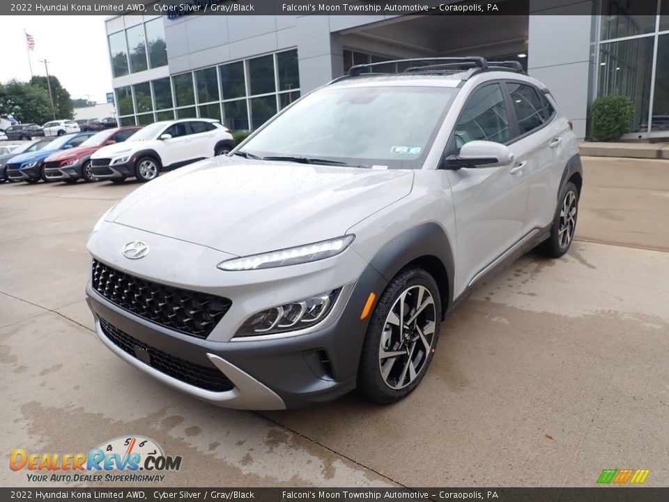 Cyber Silver 2022 Hyundai Kona Limited AWD Photo #5