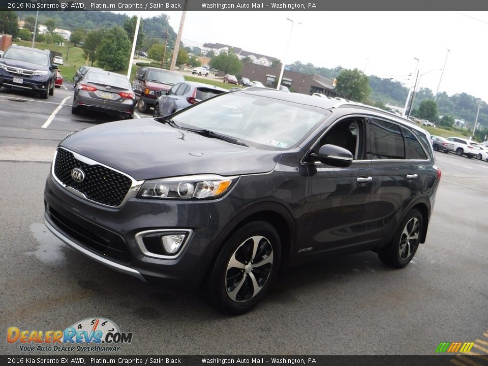 2016 Kia Sorento EX AWD Platinum Graphite / Satin Black Photo #5