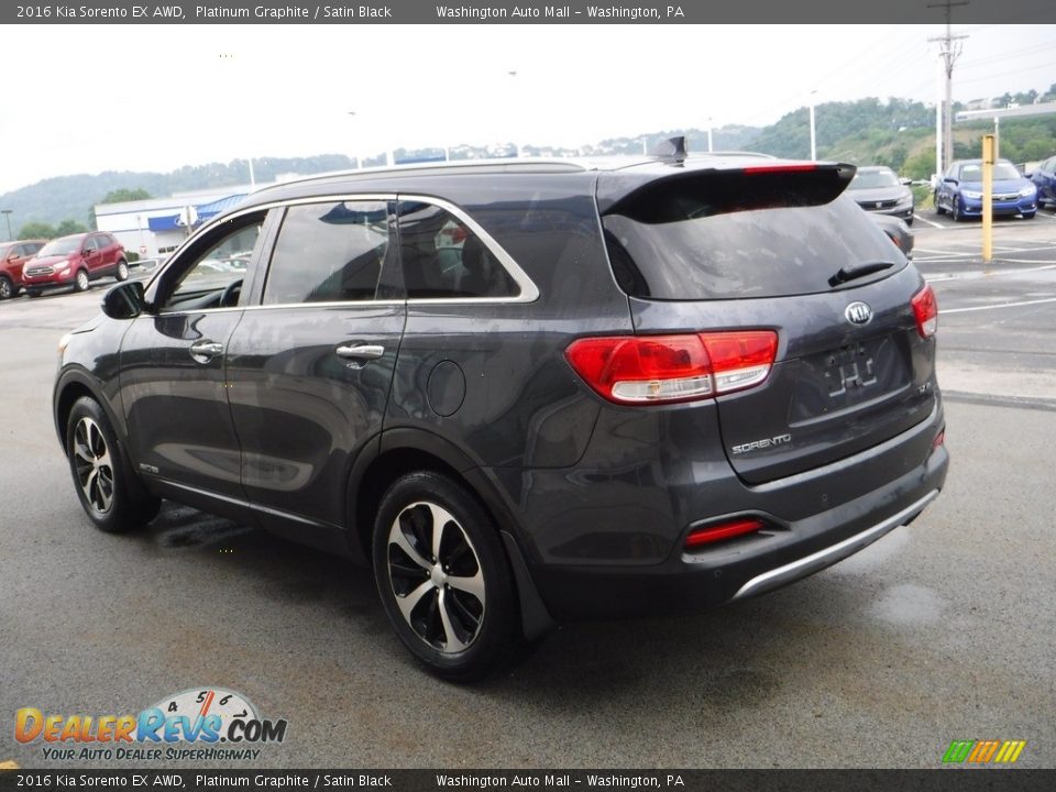 2016 Kia Sorento EX AWD Platinum Graphite / Satin Black Photo #7