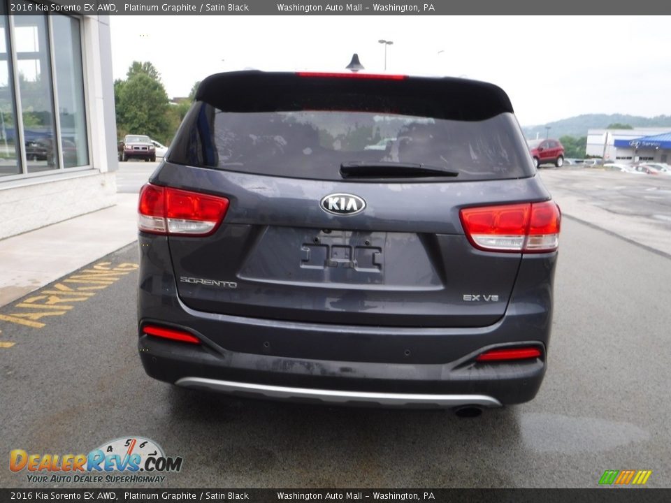 2016 Kia Sorento EX AWD Platinum Graphite / Satin Black Photo #8