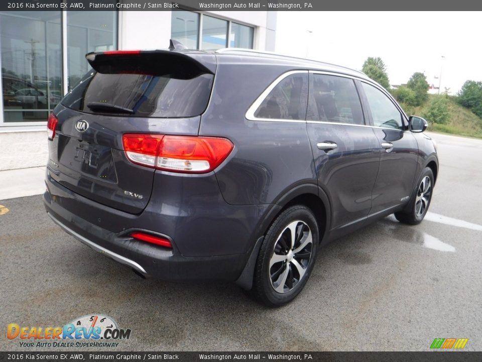 2016 Kia Sorento EX AWD Platinum Graphite / Satin Black Photo #9