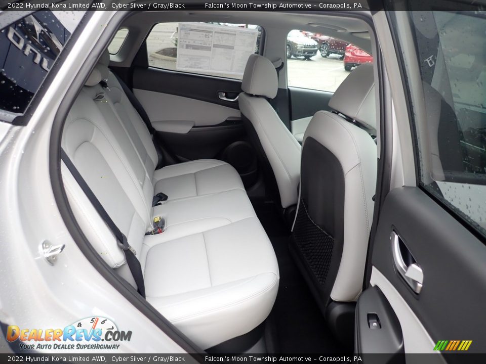 Rear Seat of 2022 Hyundai Kona Limited AWD Photo #10