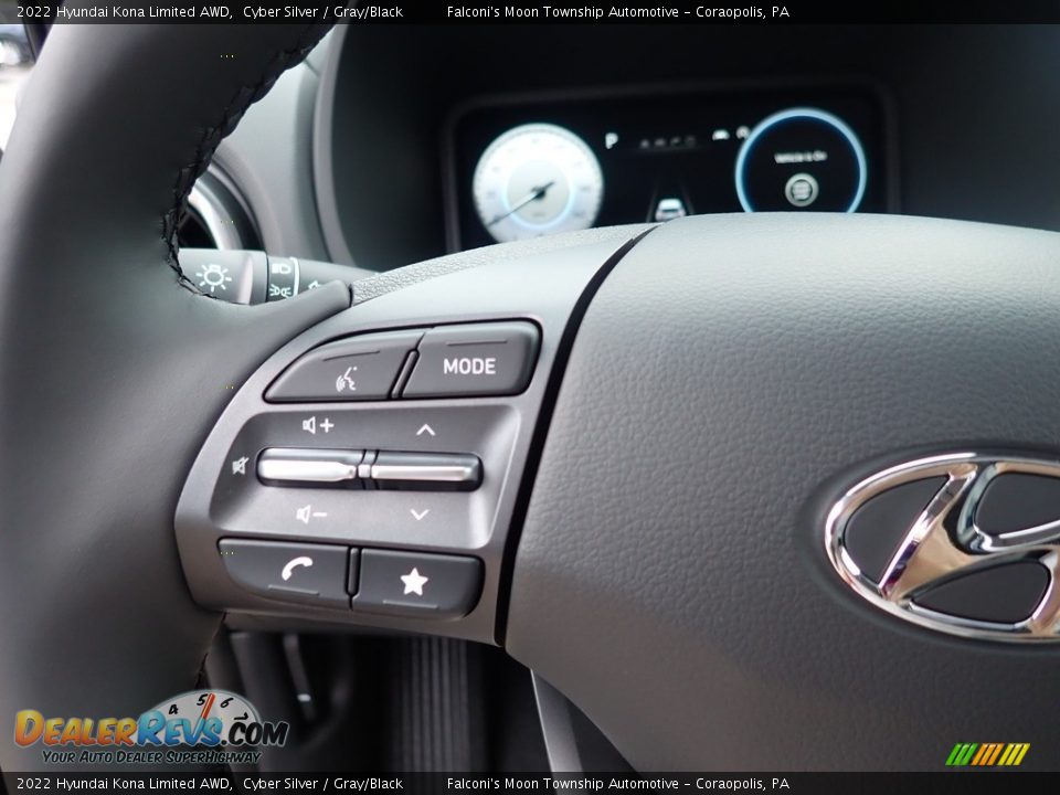 2022 Hyundai Kona Limited AWD Steering Wheel Photo #20