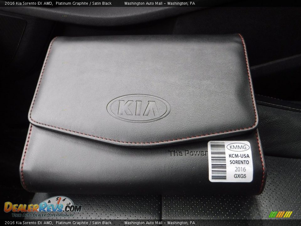 2016 Kia Sorento EX AWD Platinum Graphite / Satin Black Photo #23