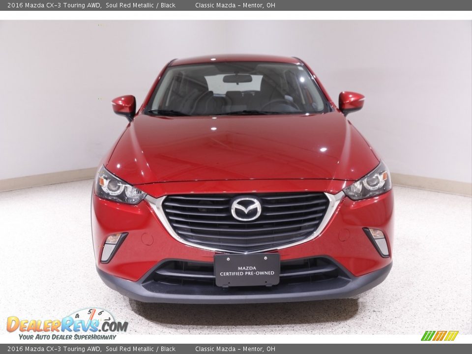 2016 Mazda CX-3 Touring AWD Soul Red Metallic / Black Photo #2