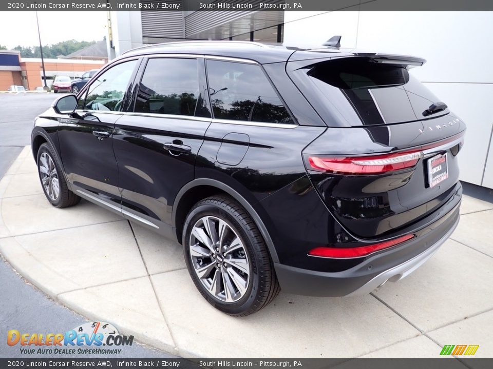 2020 Lincoln Corsair Reserve AWD Infinite Black / Ebony Photo #3