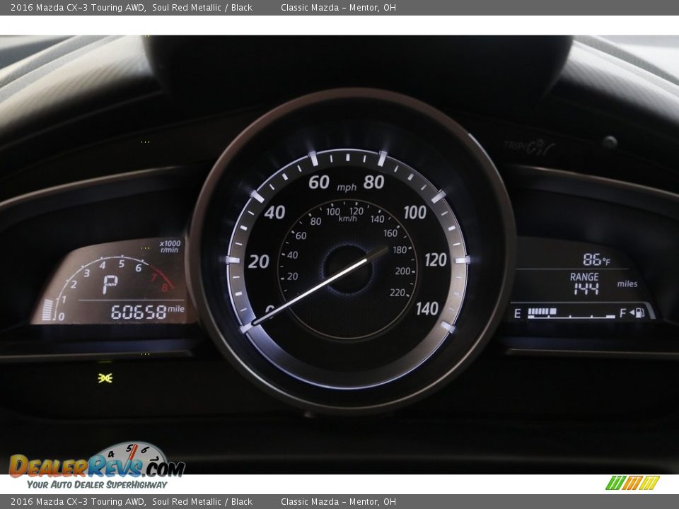 2016 Mazda CX-3 Touring AWD Gauges Photo #8