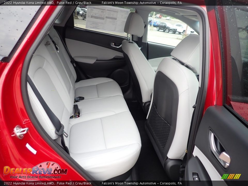 Rear Seat of 2022 Hyundai Kona Limited AWD Photo #10