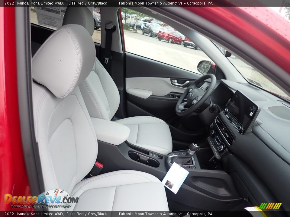 Front Seat of 2022 Hyundai Kona Limited AWD Photo #11