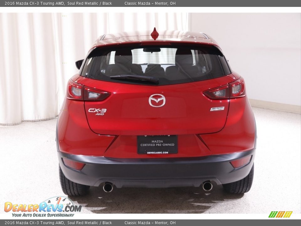 2016 Mazda CX-3 Touring AWD Soul Red Metallic / Black Photo #17