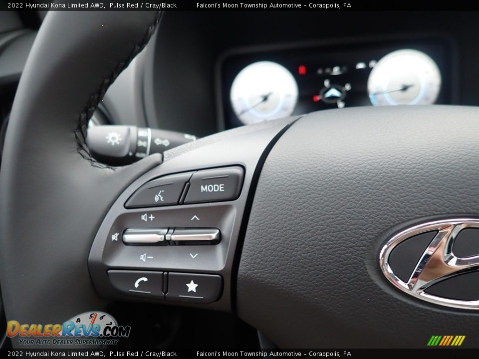 2022 Hyundai Kona Limited AWD Steering Wheel Photo #20