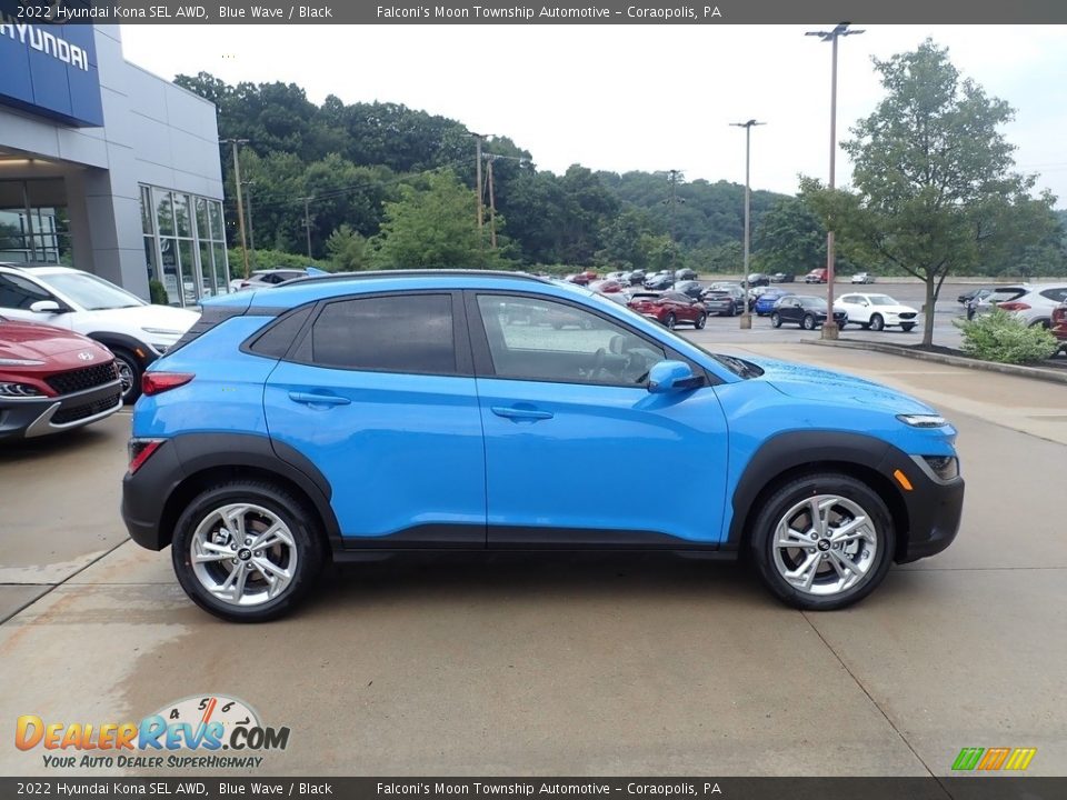 2022 Hyundai Kona SEL AWD Blue Wave / Black Photo #1