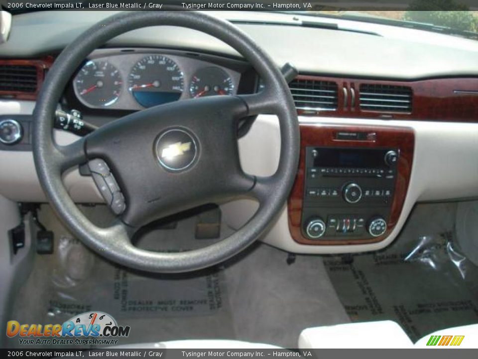 2006 Chevrolet Impala LT Laser Blue Metallic / Gray Photo #10