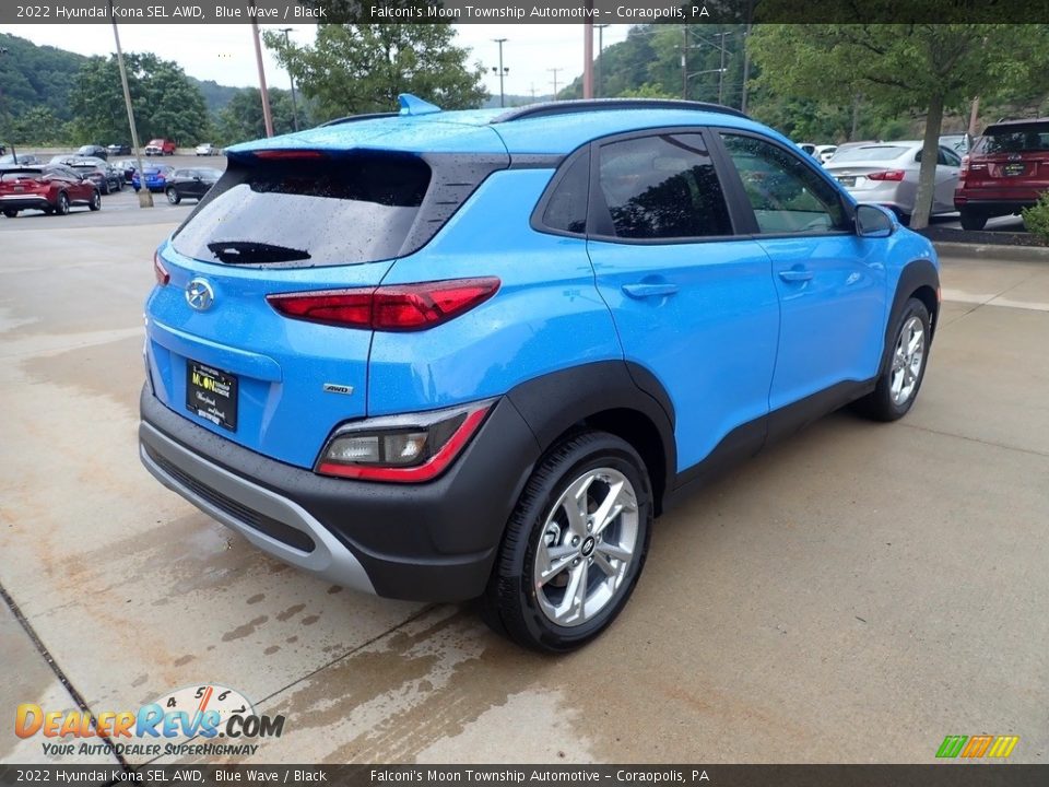 2022 Hyundai Kona SEL AWD Blue Wave / Black Photo #2