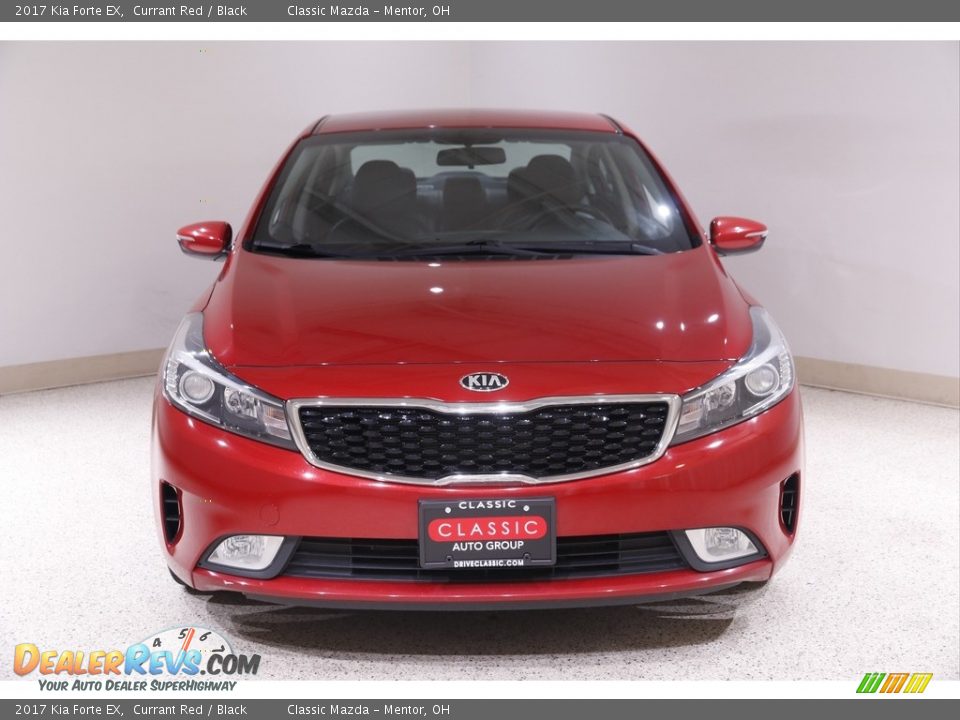 2017 Kia Forte EX Currant Red / Black Photo #2